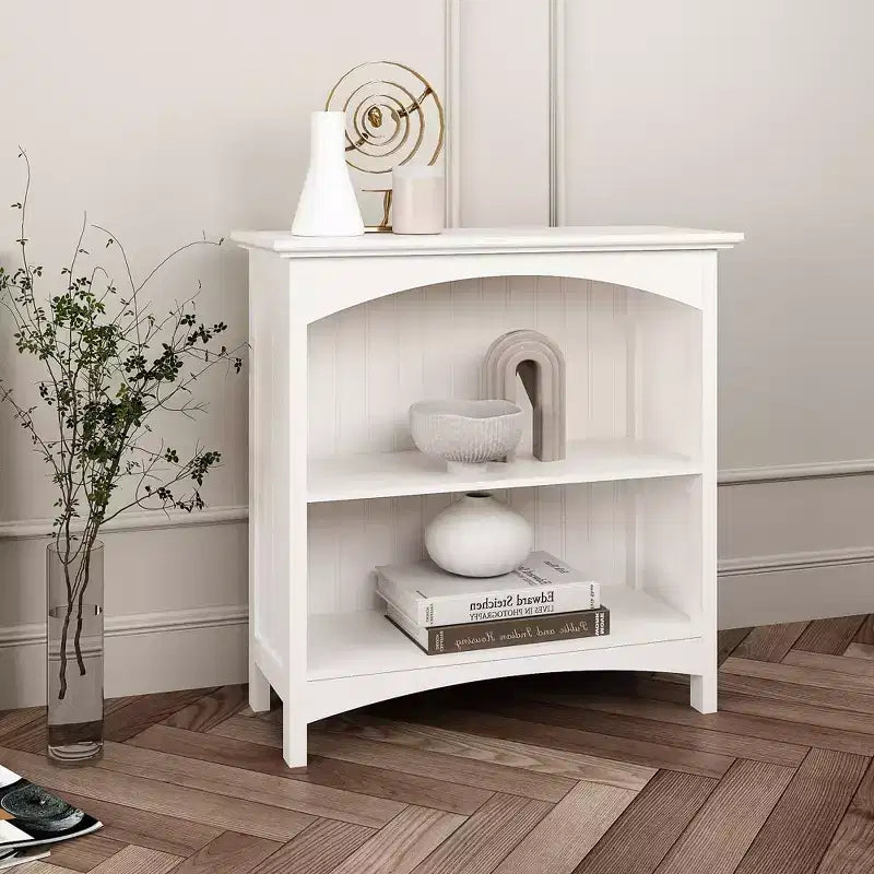 Étagère de rangement à 2 niveaux avec 2 supports arqués, hauteur de 73,5 cm