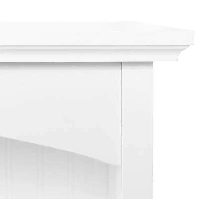 Étagère de rangement à 2 niveaux avec 2 supports arqués, hauteur de 73,5 cm