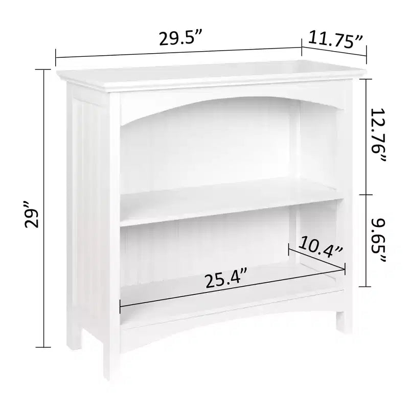 Étagère de rangement à 2 niveaux avec 2 supports arqués, hauteur de 73,5 cm