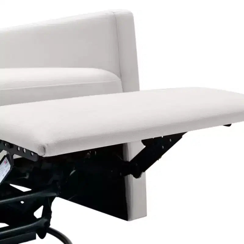 Fauteuil à bascule pivotant et inclinable, fauteuil de salon moderne rembourré, fauteuil de relaxation pour chambre à coucher ou chambre de bébé