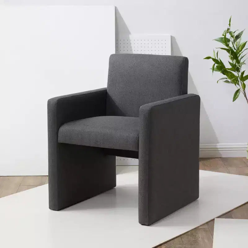 Chaise de salle à manger en lin