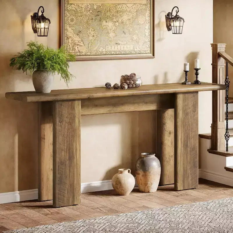 Console Extra-Longue, Table d'Appoint Moderne pour Entrée, Couloir, Salon