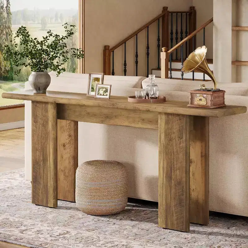 Console Extra-Longue, Table d'Appoint Moderne pour Entrée, Couloir, Salon
