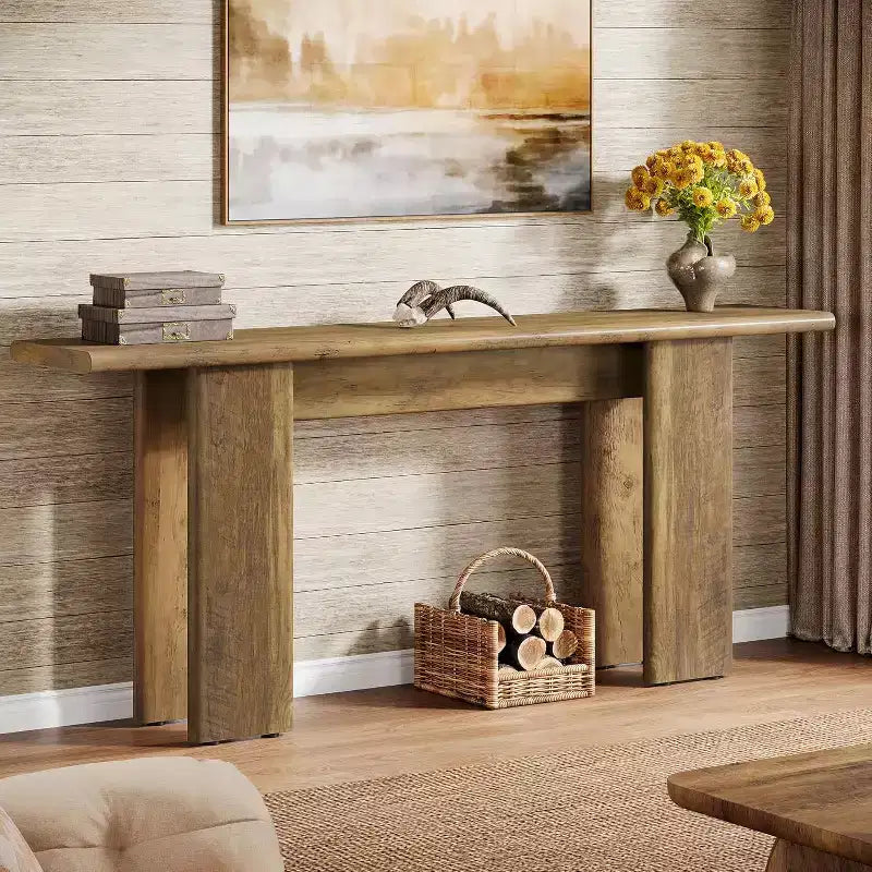 Console Extra-Longue, Table d'Appoint Moderne pour Entrée, Couloir, Salon