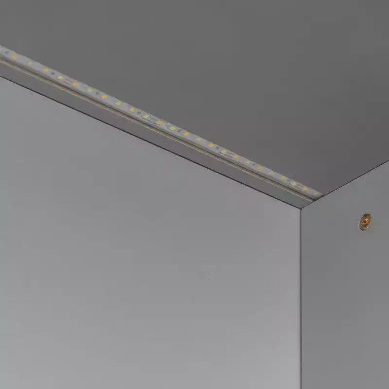 Lit superposé double sur double avec escalier de rangement, bibliothèque lumineuse réglable et lit gigogne