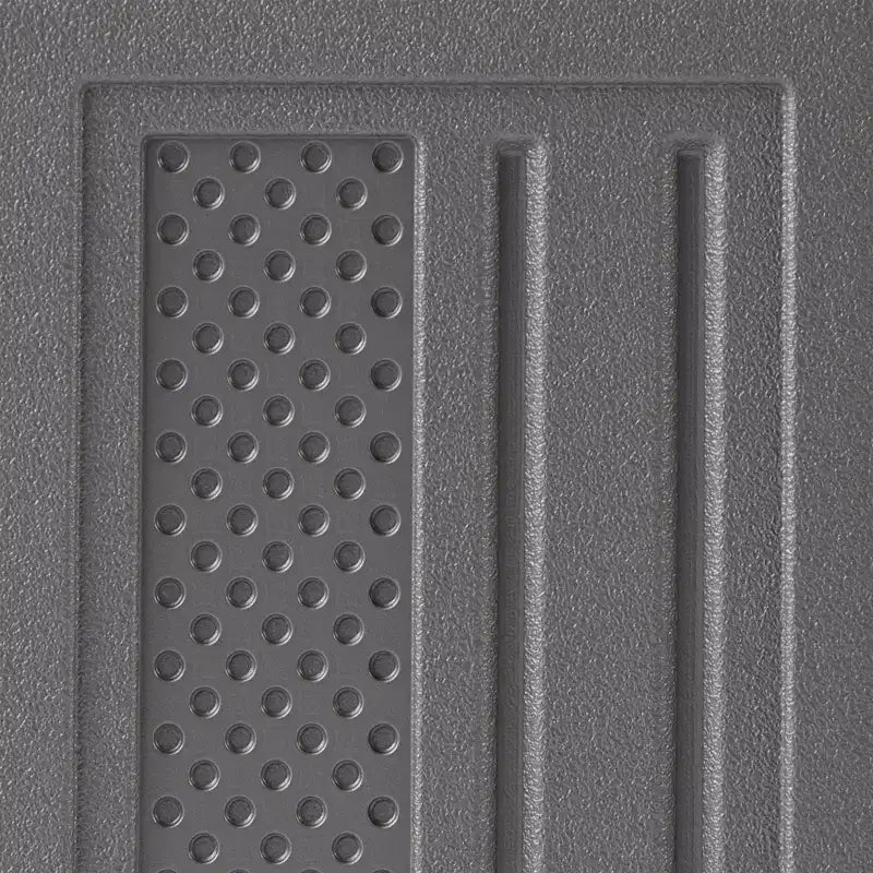 Armoire de rangement murale de garage à étagère simple en résine, 4 pieds cubes, Platine