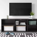 Meuble TV pour téléviseurs jusqu'à 70", Noir