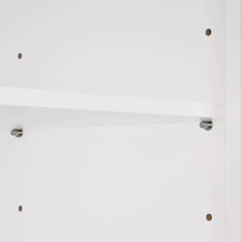 Armoire de toilette murale peu encombrante avec étagère réglable à installer au-dessus des toilettes